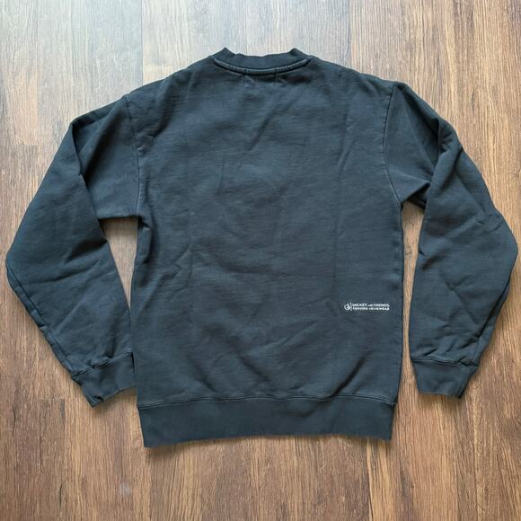 Disney Mickey Mouse Retro Cotton Crewneck Sweatshirt – Black Size S - Picture 3 of 6